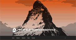 Desktop Screenshot of mein-kletterschuhservice.de